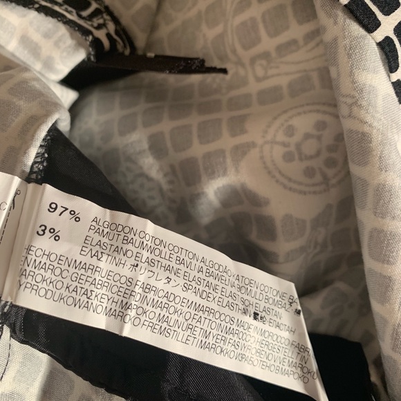 Zara size S strapless in skeletons black/white - Picture 5 of 6